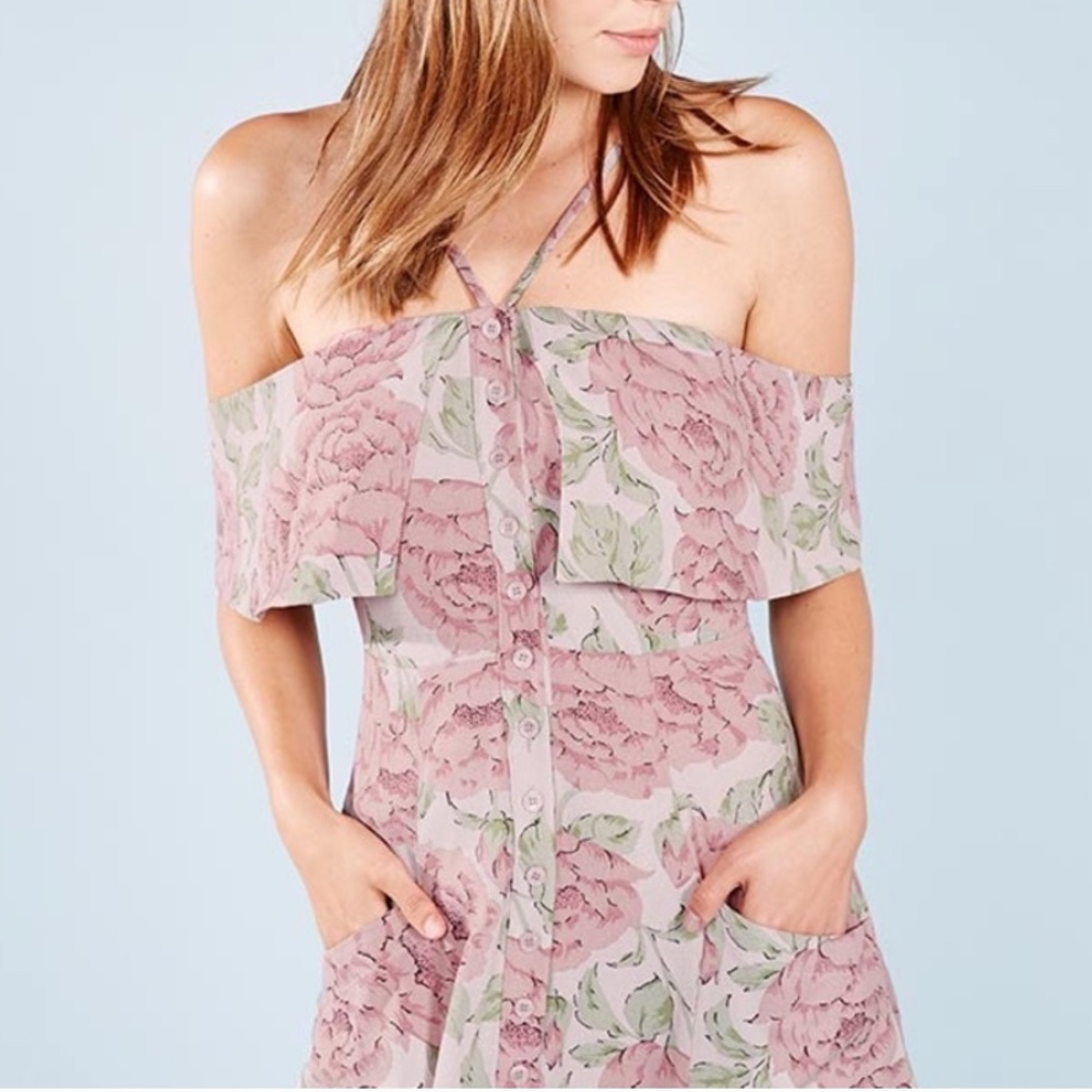 REFORMATION mina dress in diana print - Picture 2 of 9